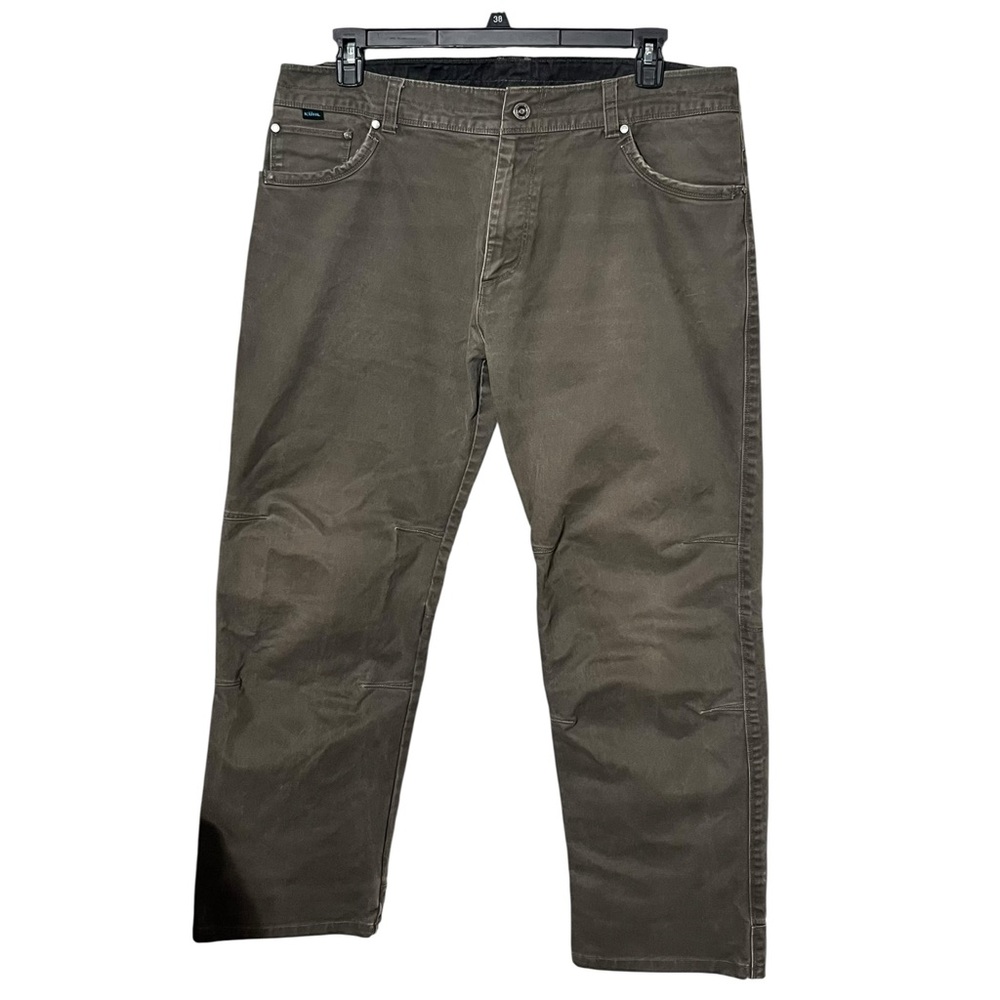 Kuhl Vintage Patina Dye Hiking Pants Size 38 X 30 Green